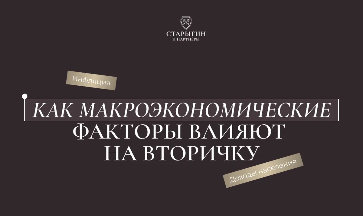 Как макроэкономические факторы (инфляция, доходы населения) влияют на вторичку