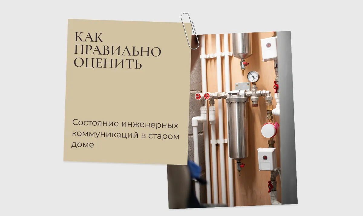 Как правильно оценить состояние инженерных коммуникаций в старом доме