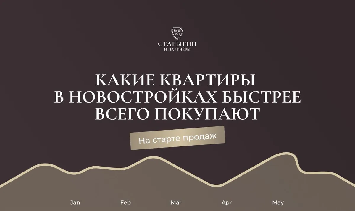 Какие квартиры в новостройках быстрее всего покупают на старте продаж