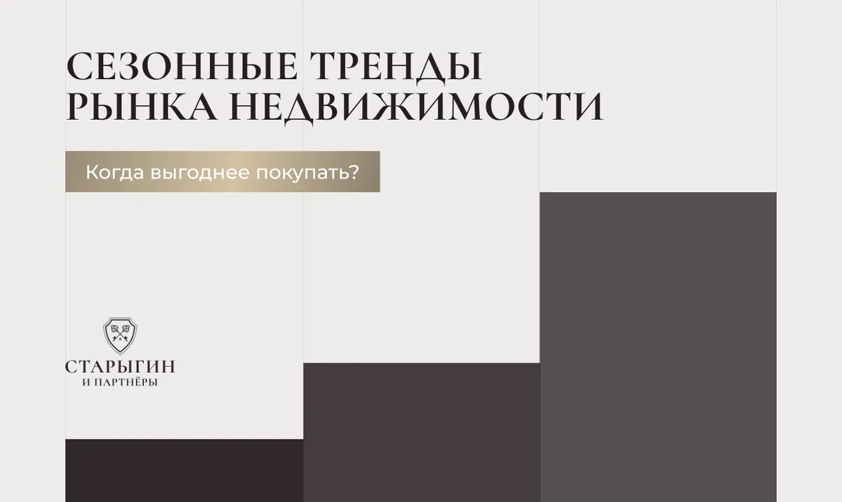 Когда выгоднее покупать: сезонные тренды рынка недвижимости